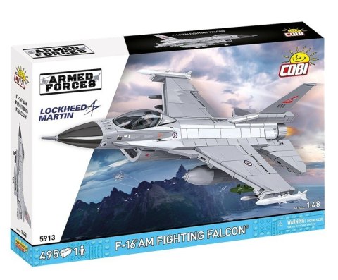 Klocki f-16am fighting falcon 495 elementów
