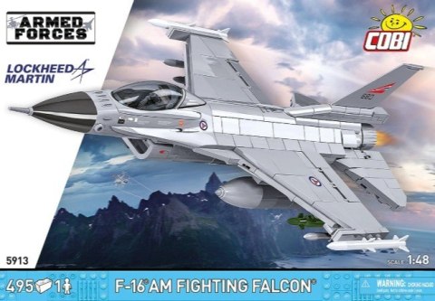Klocki f-16am fighting falcon 495 elementów