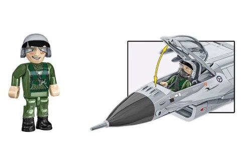 Klocki f-16am fighting falcon 495 elementów