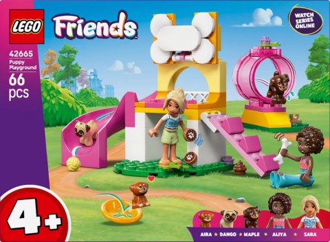 Klocki friends 42665 plac zabaw dla szczeniaczków