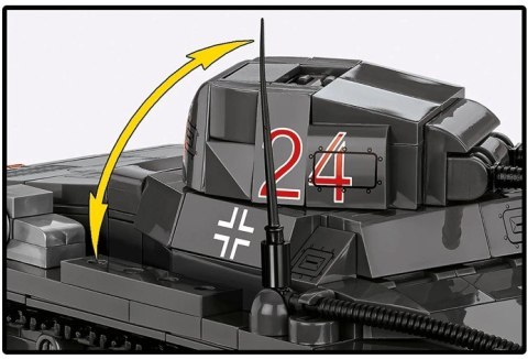 Klocki panzer i ausf.b 654 elementy