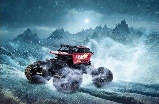 Pojazd r/c turbo challange extreme 4x4 z wymiennymi kołami