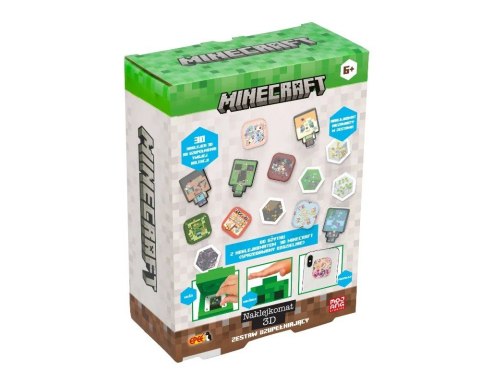 Zestaw uzupełniający naklejkomat 3d - minecraft