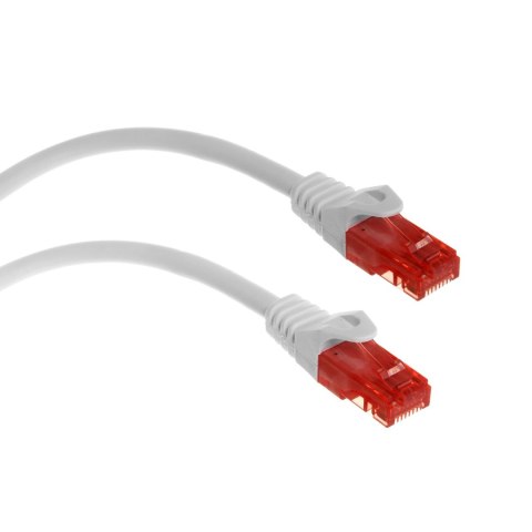 MCTV-300 W 47258 Przewód kabel patchcord UTP cat6 wtyk-wtyk 0,5m biały
