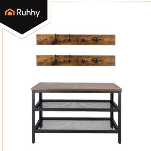 Regał na buty z wieszakiem 73cm Ruhhy 27037