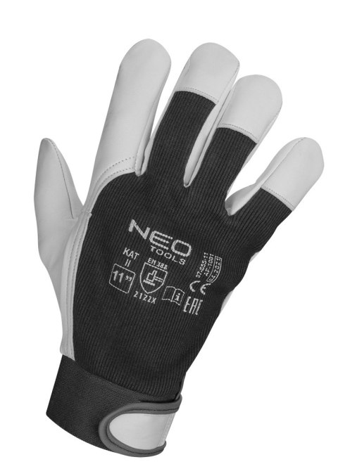 Rękawice robocze, 2121X, skóra kozia, rzep, rozmiar 11", CE Rękawice robocze, 2121X, skóra kozia, rzep, rozmiar 11", CE