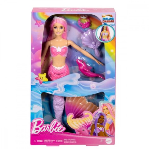 Lalka barbie malibu syrenka zmiana koloru