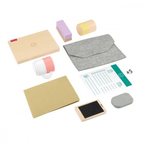 Praca zdalna biuro malucha drewniane