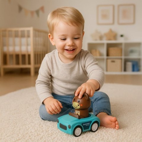 Zabawka sensoryczna - autka ze zwierzątkami 26728