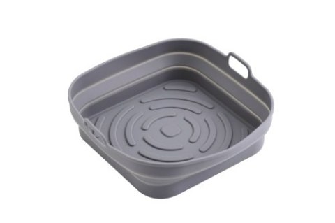 AD 6735 Tacka silikonowa do frytkownicy powietrznej | kwadratowa | 19,7 cm | wielokrotnego użytku | silikon spożywczy bpa free AD 6735 Tacka silikonowa do frytkownicy powietrznej | kwadratowa | 19,7 cm | wielokrotnego użytku | silikon spożywczy bpa free