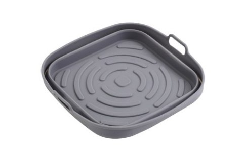 AD 6735 Tacka silikonowa do frytkownicy powietrznej | kwadratowa | 19,7 cm | wielokrotnego użytku | silikon spożywczy bpa free AD 6735 Tacka silikonowa do frytkownicy powietrznej | kwadratowa | 19,7 cm | wielokrotnego użytku | silikon spożywczy bpa free