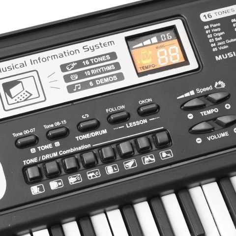 AG278D Keyboard organy z mikrofonem 61kl