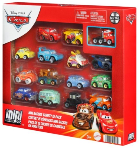 Cars mikroauta 15-pak małych samochodów