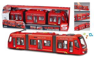 Pojazd tramwaj z dźwiękiem i światłem