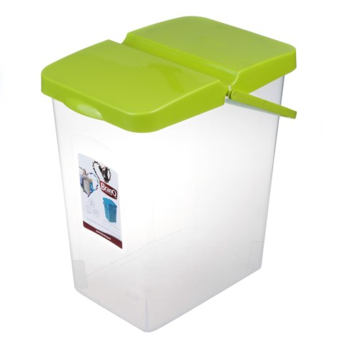 Pojemnik na proszek lub karmę 10l BranQ limonka Pojemnik na proszek lub karmę 10l BranQ limonka