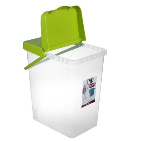 Pojemnik na proszek lub karmę 10l BranQ limonka Pojemnik na proszek lub karmę 10l BranQ limonka
