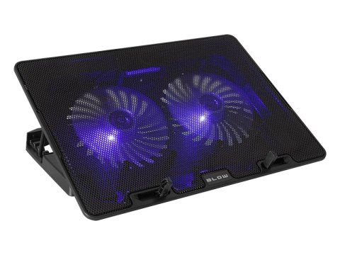 66-364# Podstawka chłodząca laptop 2 fan samba blue