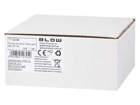 77-923# Puszka do kamer plastik bl-d116 77-923# Puszka do kamer plastik bl-d116