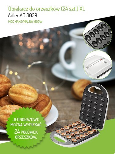 AD 3039 Opiekacz do orzeszków (24 szt.) xl