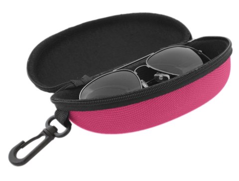 AG177I Twarde etui na okulary różowe