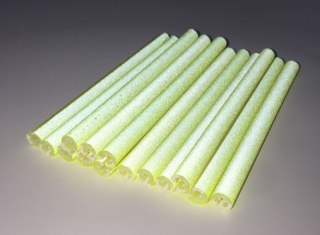 AG402B Odblask. rurki na szprychy yellow