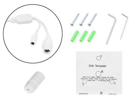 77-858# Kamera ip blow 8mp bl-i8hl28twm/poe 2,8 mm biała kopułowa hybridlight 77-858# Kamera ip blow 8mp bl-i8hl28twm/poe 2,8 mm biała kopułowa hybridlight