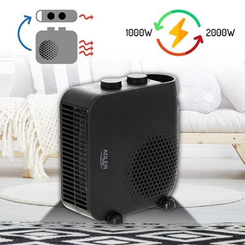 AD 7725 black Termowentylator AD 7725 black Termowentylator