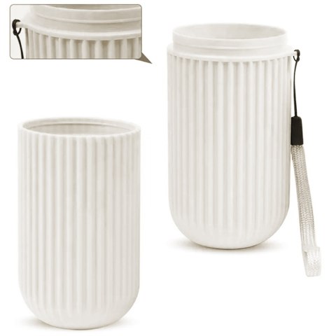 AG870C Etui na szczoteczkę i pastę białe