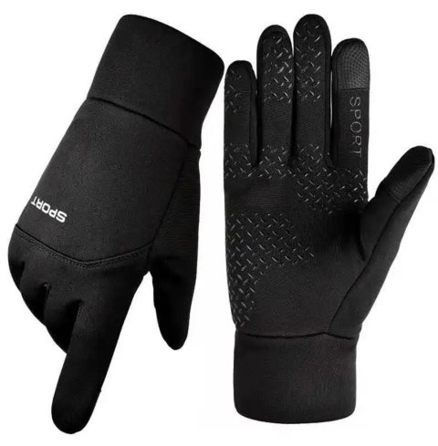 BQ69 Rękawiczki sportowe czarne