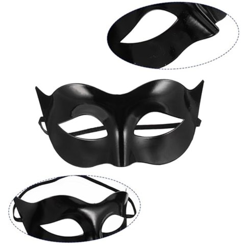 BQ85 Maska wenecka czarna przebranie BQ85 Maska wenecka czarna przebranie