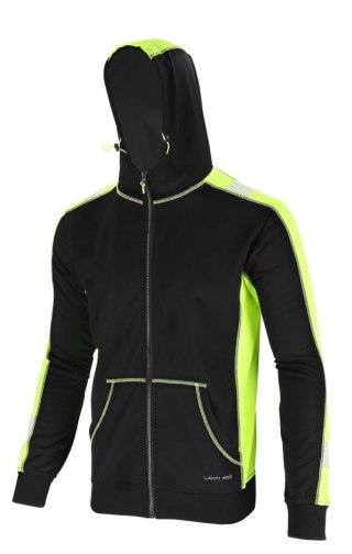 Bluza z elementami odbl. czarno-żółta, "xl", ce, lahti