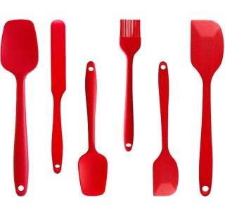 DA144 Przybory kuchenne zestaw 6el czerwony