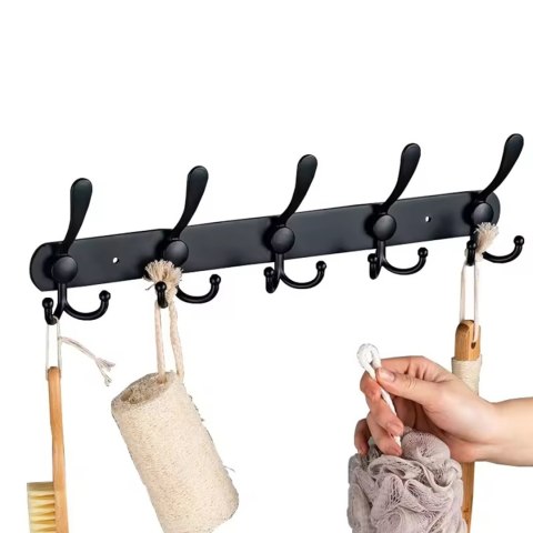 DA200 Wieszak ścienny 40cm czarny