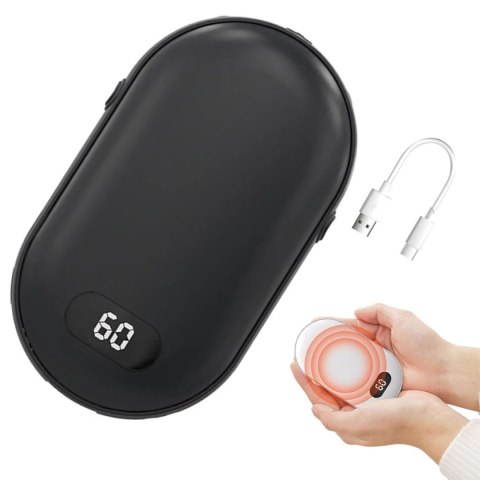 DA307A Przenośny ogrzewacz dłoni czarny