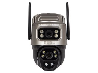 78-668# Kamera blow wifi ptz 4mp h-384 duallens solarna z akumulatorem