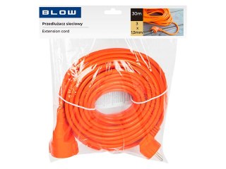 98-757# Przedłużacz sieciowy pr-160 1-gniazdo z uziemieniem 30m pomarańczowy 3x1,5mm