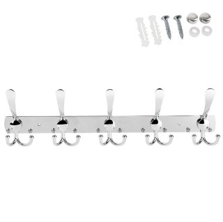 DA200A Wieszak ścienny 40cm srebrny