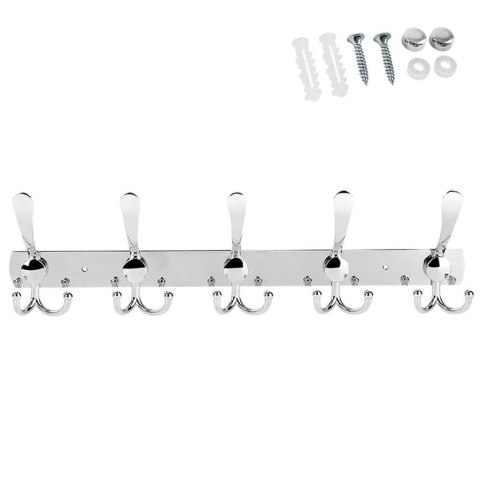 DA200A Wieszak ścienny 40cm srebrny