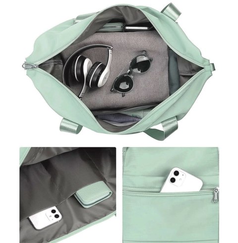 DA80B Torba regulowana podróżna plażowa zielona