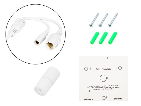 77-864# Kamera blow wifi 4mp bl-i4sc28bwm/sd/wifi/mic tubowa