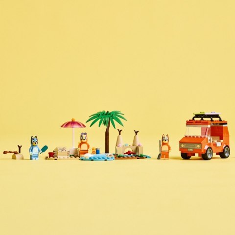 Klocki bluey 11202 blue i rodzinna wycieczka samochodem