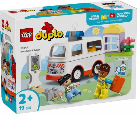 Klocki duplo 10447 karetka z kierowcą
