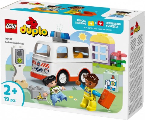 Klocki duplo 10447 karetka z kierowcą