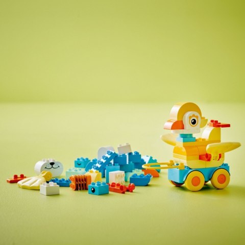 Klocki duplo 10448 3 w 1 zwierzątka na kółkach