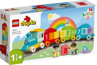 Klocki duplo 10954 pociąg z cyferkami - nauka liczenia