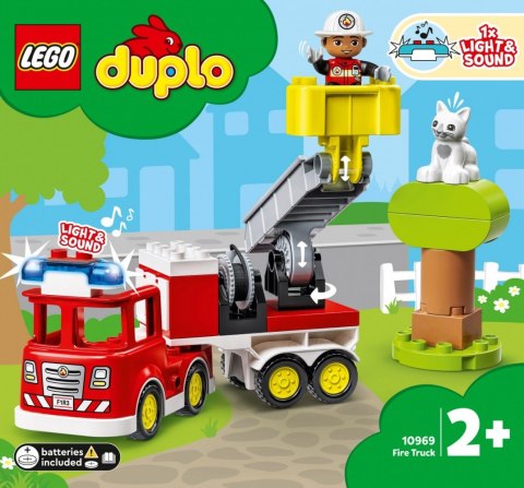 Klocki duplo 10969 wóz strażacki