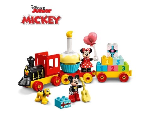 Klocki duplo disney 10941 urodzinowy pociąg myszek