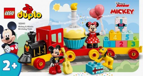 Klocki duplo disney 10941 urodzinowy pociąg myszek
