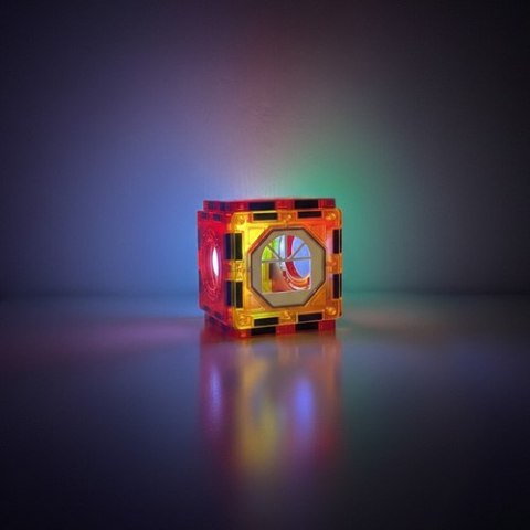 Klocki magnetyczne - tor kulkowy 110el. 25766 Klocki magnetyczne - tor kulkowy 110el. 25766