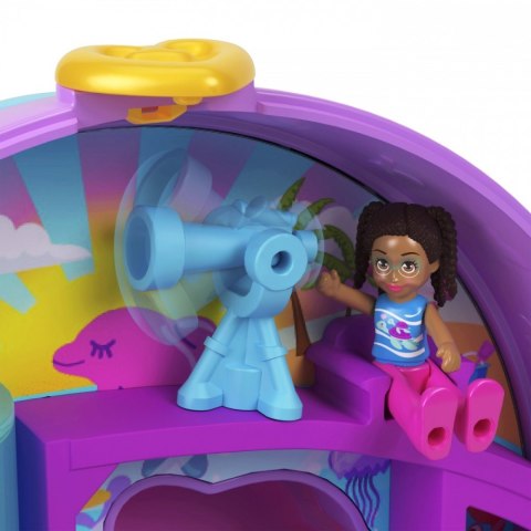 Zestaw figurek polly pocket akwarium delfina zestaw kompaktowy
